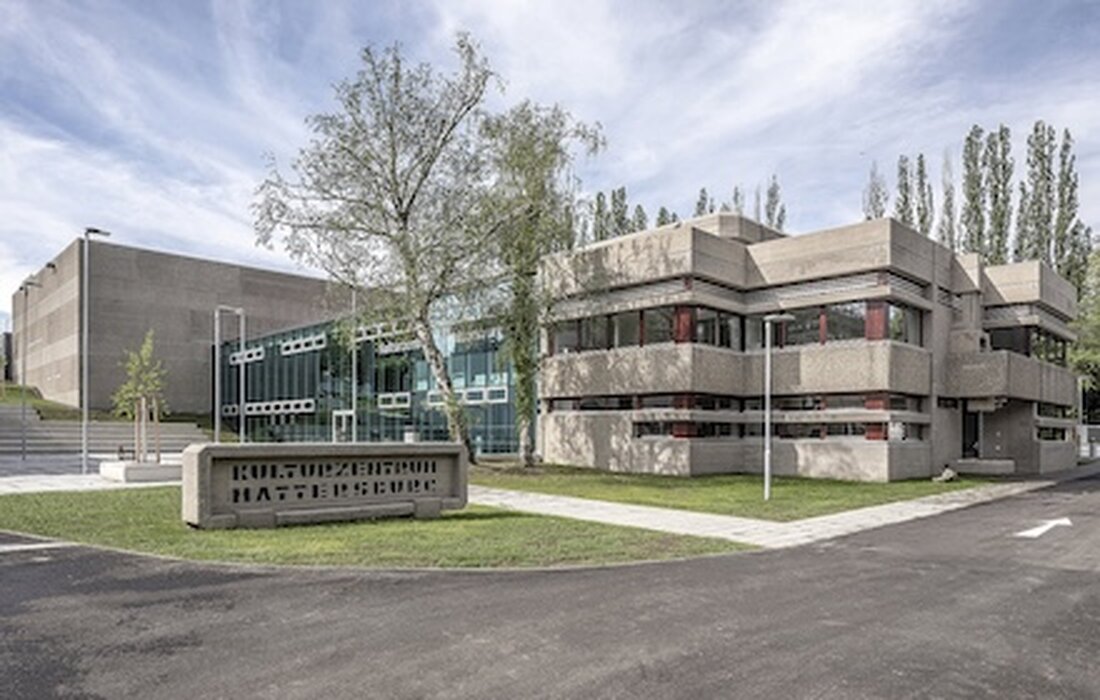 Das Kulturzentrum Mattersburg ist ein architektonisches Wahrzeichen des Burgenlands und zugleich bedeutendes Beispiel des Brutalismus.