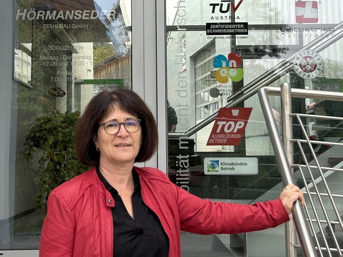 Stahl ist für Angela Hörmanseder aus der heutigen Gebäudeplanung nicht mehr wegzudenken. Für ihr Team ist es Alltag.