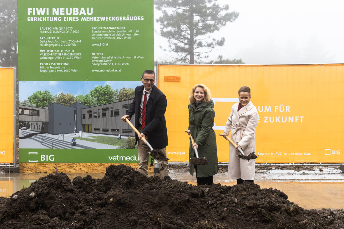 Forschen im grünen Herzen Wiens: Bis 2027  entsteht ein moderner Holzbau, der Wildtierforschung und Ökologie künftig optimale Arbeits- und Lehrbedingungen bietet.