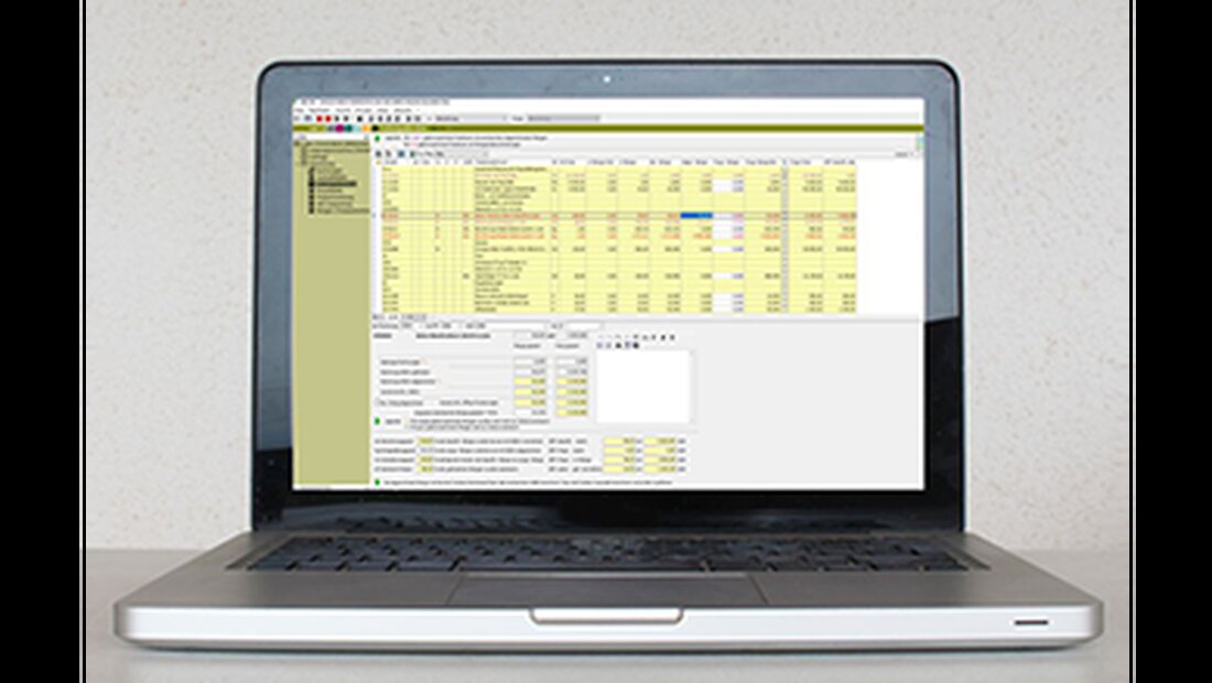 Mit wenigen Klicks erfassen Sie Mengen, kontrollieren Ausmaße und erstellen Rechnungen.