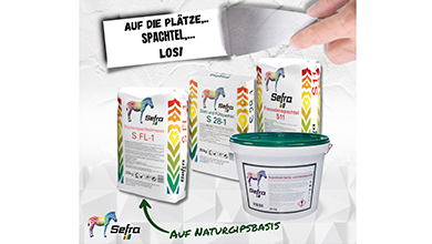 Glatte Sache – Mit den Spachtelmassen von Sefra