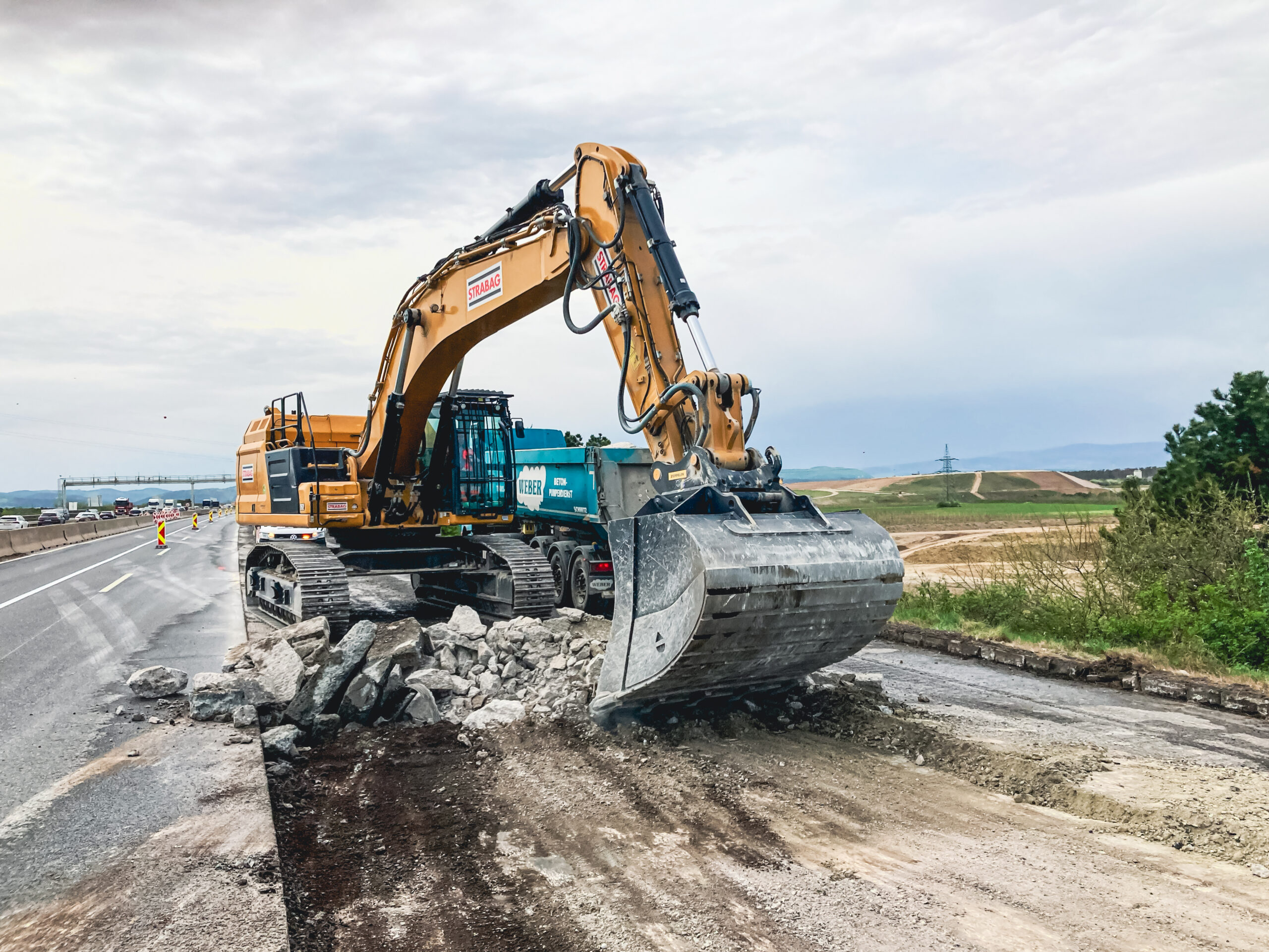 Kreislauf auf der Autobahn